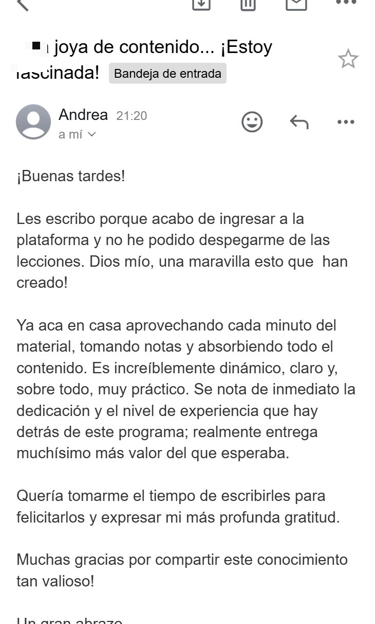 Testimonio Andrea